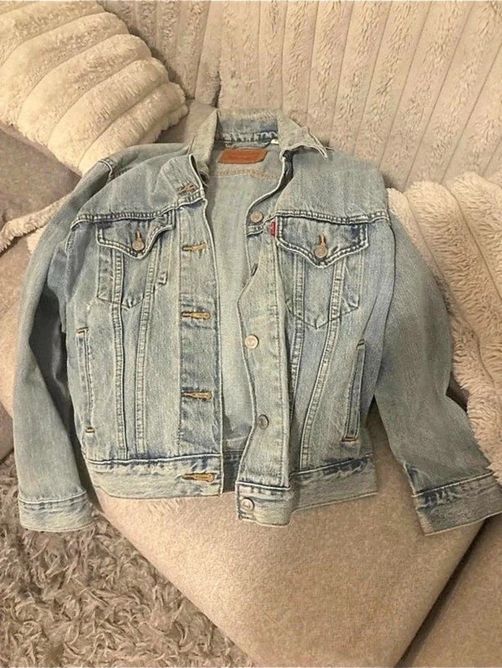 Levi'Small Original Trucker Jacket Women'Small Denim Trucker Jacket Size Small